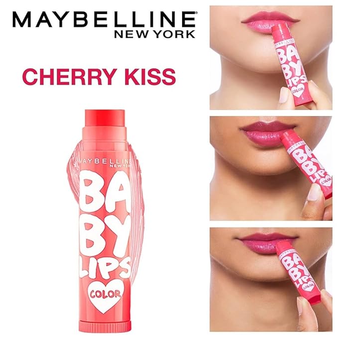 Maybelline Baby Lips Color SPF 11 Lip Balm 4g (Cherry Kiss)