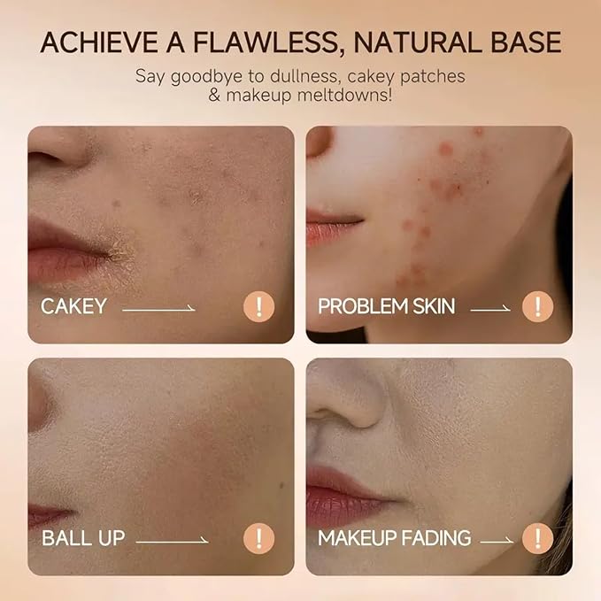 Luminous Dual-ended Concealer Foundation Stick, Korean Foundation Stick, 2-In-1 Contouring Foundation Full Coverage Cream Built-In, Flawless & Long-Lasting Dual-Ended Foundation Stick (#04)