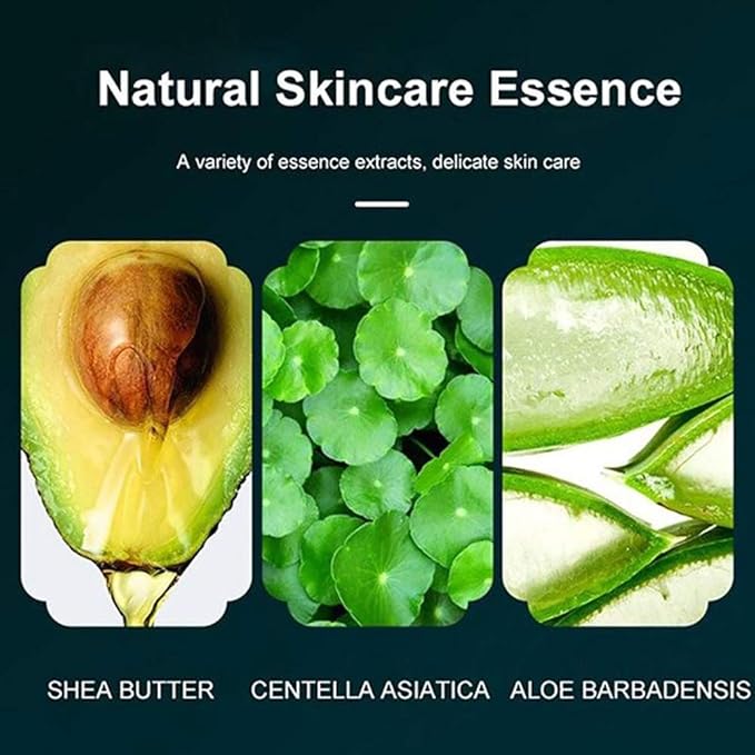 Avocado Air Cushion BB Cream,mushroom head air cushion cc cream brighten,waterproof Flawless,Even Skin Tone Makeup Base BB Cream for All Skin Makeup (Natural White, 1PCS)