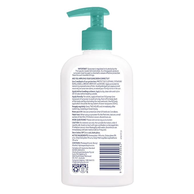 CANCER COUNCIL SPF50+ Moisturising Sunscreen Pump 200mL