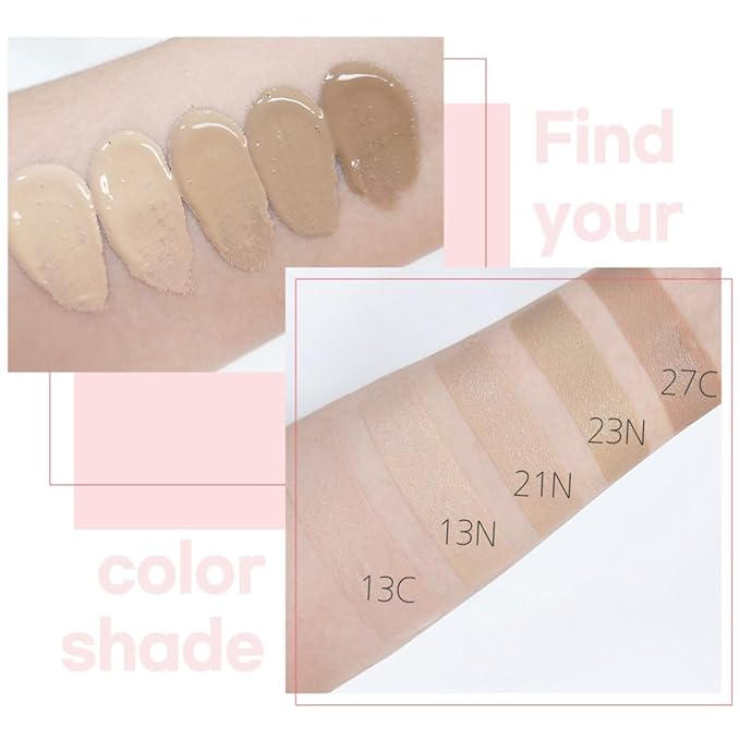 ENOUGH COLLAGEN 3X Moisture Foundation SPF 15, Korean Makeup Full Coverage Tinted Moisturizer, Skin Care Face Sunscreen for Women (#23N Natural Beige, 3.38 fl oz / 100ml)