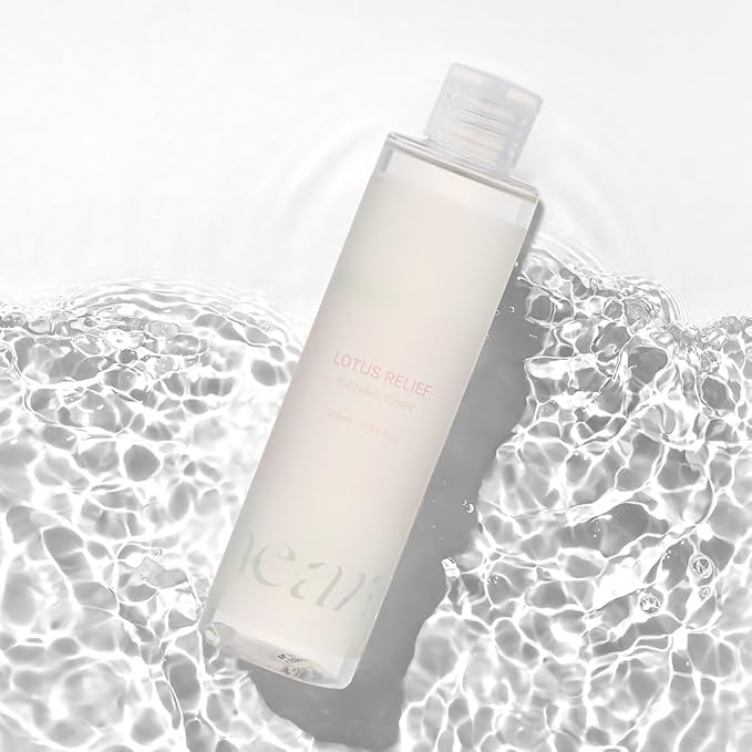 neargarden Lotus Relief Refining Toner I Astringent for Face, Skin Care, Hydrating, Calming, Refreshing, Vegan, Unscented (205ml / 6.93 fl.oz.)