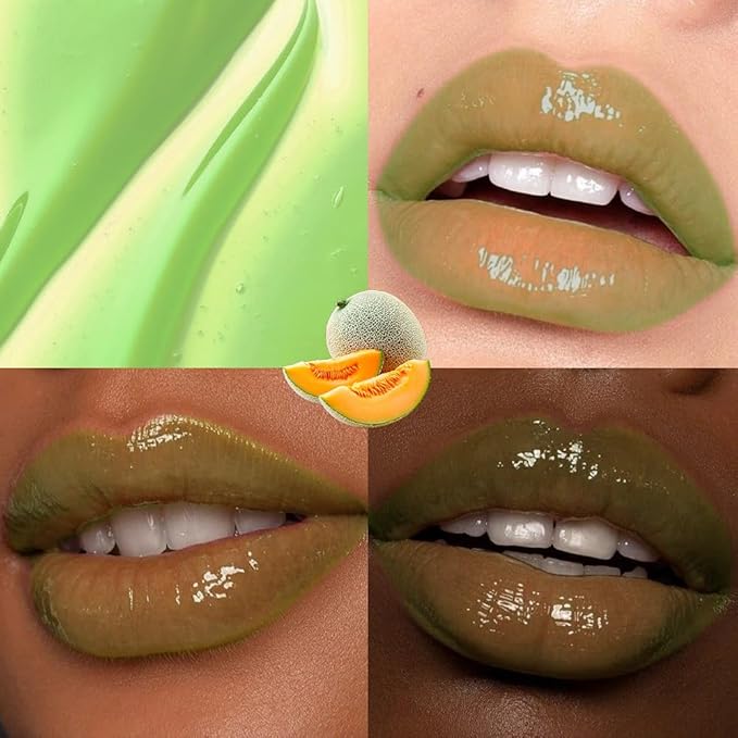 evpct Nourishing Moisturizing Tinted Lip Balm for A Sheer Tint of Color, Softens Smooths Hydrates Moisturizes Lightweight, Lip Care Gloss Plumper Stain for Women Dry & Chapped Lips,12# HONEYDEW