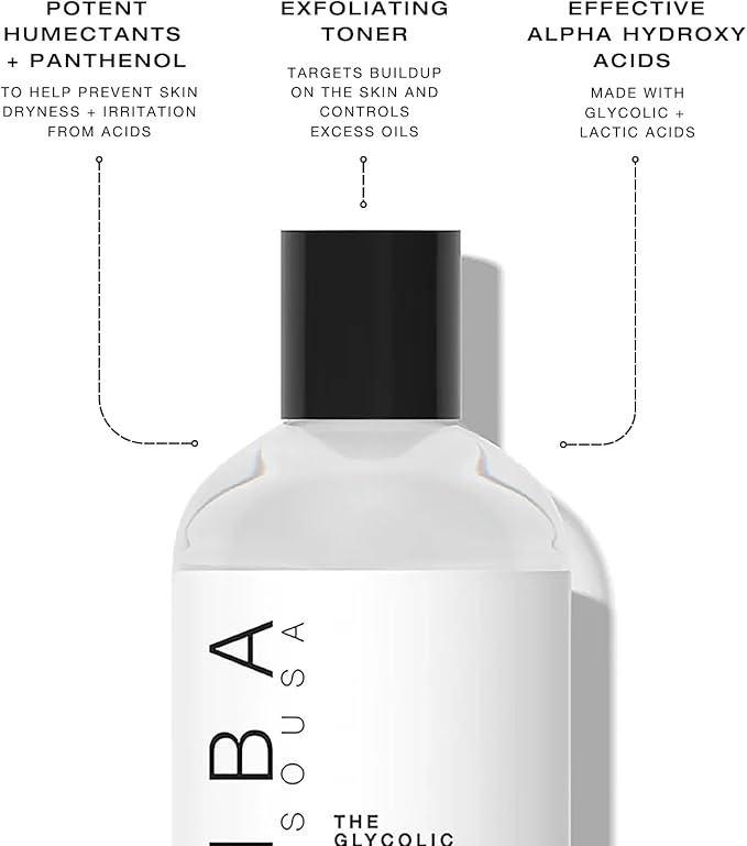 BIBA DE SOUSA Glycolic Toner + Zinc Mask Bundle