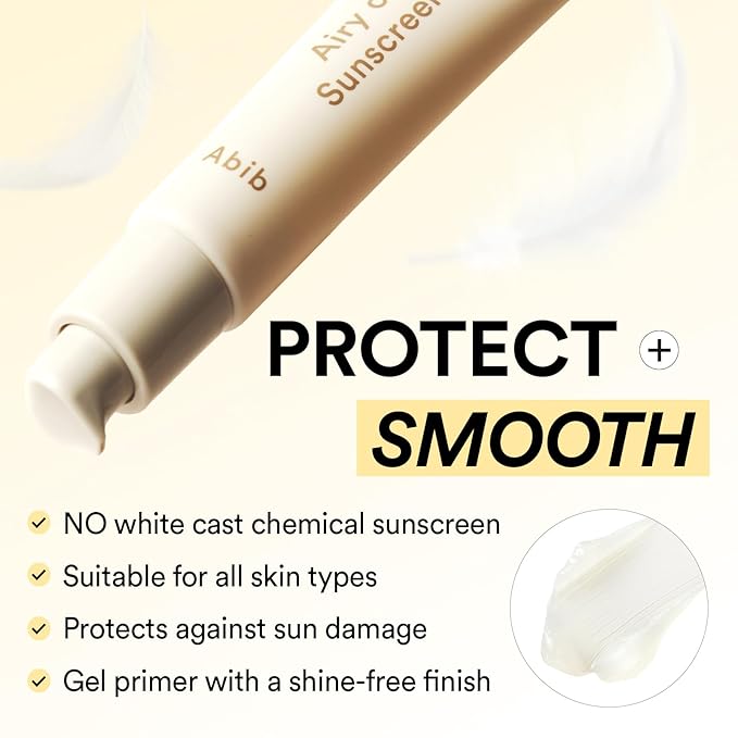 Abib Quick&Airy Sun Care Duo, SPF50+ Broad Spectrum Duo, Glowy & Semi-Matte Sunscreen Set, No White Cast, Lightweight Primer-Like Finish, Korean Sunscreen for All Skin Types, 2 Count