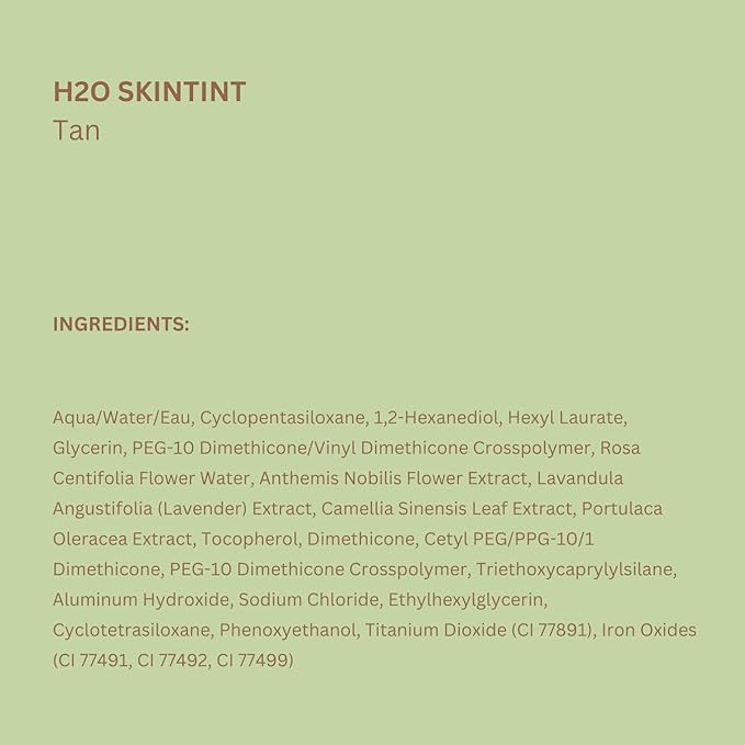 Pixi H2O SkinTint | Tinted Gel Moisturizer | Lightweight, Hydrating & Water-Resistant | Evens Tone & Reduces Redness | Tan | 1.2 fl oz/35 ml