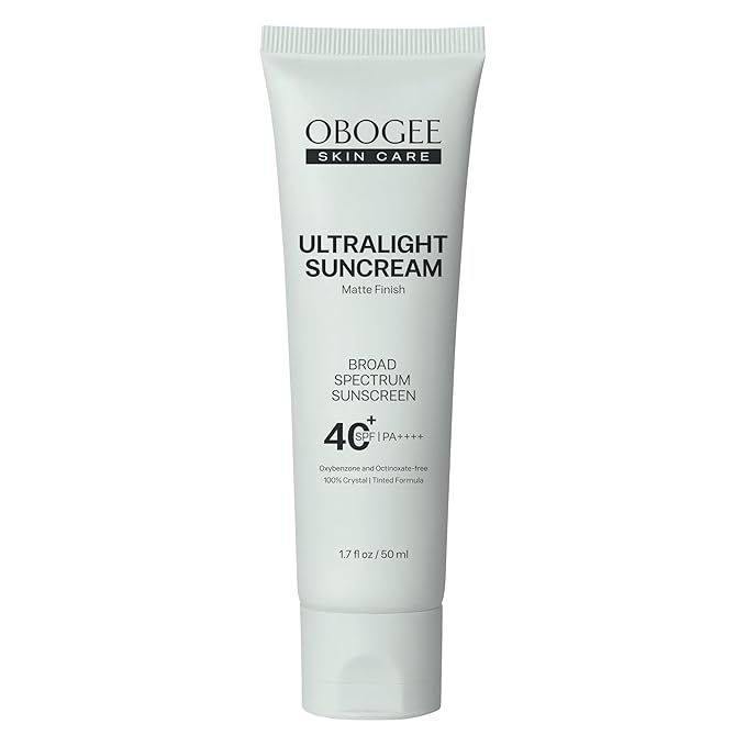 Ultralight SunCream(SPF 40) - 50 mL - 100% Mineral, Oil-Free Broad Spectrum Sunscreen - Smooths Skin’s Appearance, Minimizes Pores & Controls Shine - Water & Sweat Resistant