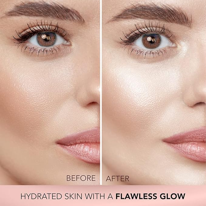 FACESCANADA Strobe Cream - Rose Gold | with Shea Butter & Hyaluronic Acid | Hydrating & Illuminating Makeup | for Radiant Dewy Skin | 1.01 Fl Oz (30ml)