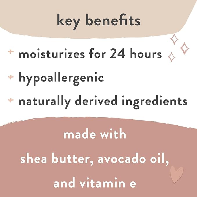 The Honest Company Mama Rock Bump Body Butter Moisturizing Stretch Mark Cream,Shea Avocado Oil,Vitamin E,Hypoallergenic and Dermatologist Tested,4 oz,(Pack of 2)