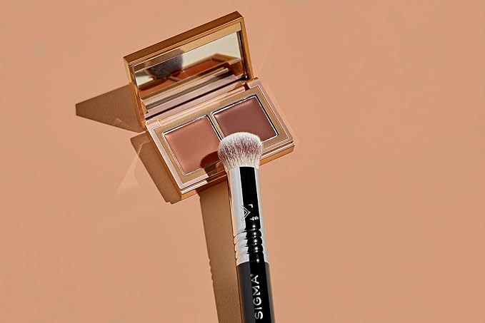 Sigma Beauty F26 Domed Concealer Brush — Under Eye Corrector, Ultra-Soft Dense Rounded Fibers, Waterproof Handle with SigmaAlloy Ferrule - Makeup Brush for Cream or Liquid