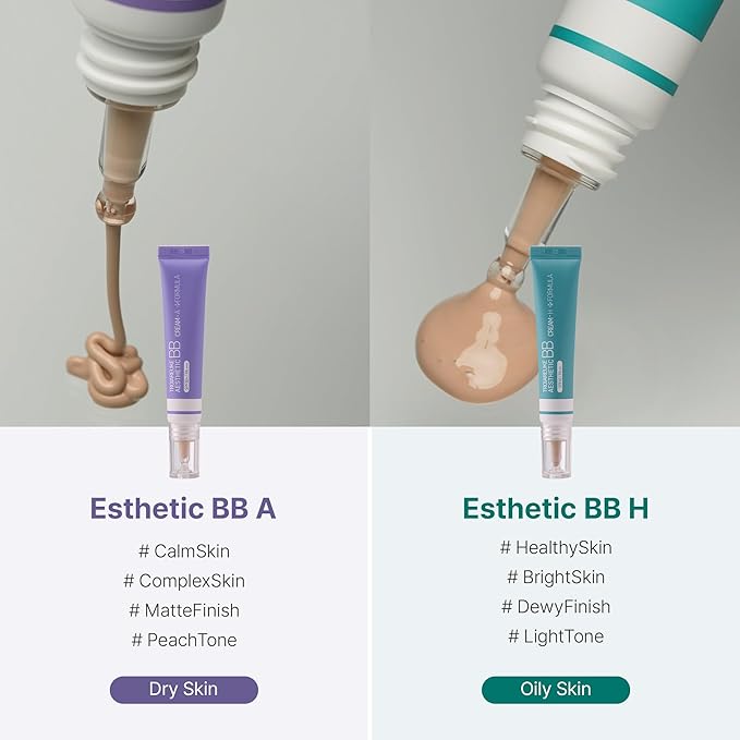 TROIAREUKE Aesthetic BB Cream A+ Formula (21 Beige) SPF50+ PA+++, Lightweight Blemish Balm, Tinted Moisturizer with Medium Coverage, Lasting Foundation Makeup Base for Oily Skin | Korean Beauty Makeup