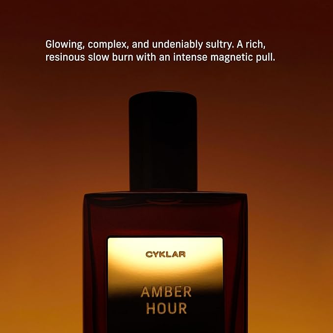 CYKLAR Perfume Oil for Skin – Amber Hour Scent – Rich & Spicy Perfume Fragrance with Palo Santo & Tonka Bean Notes – Travel-Friendly 30ml