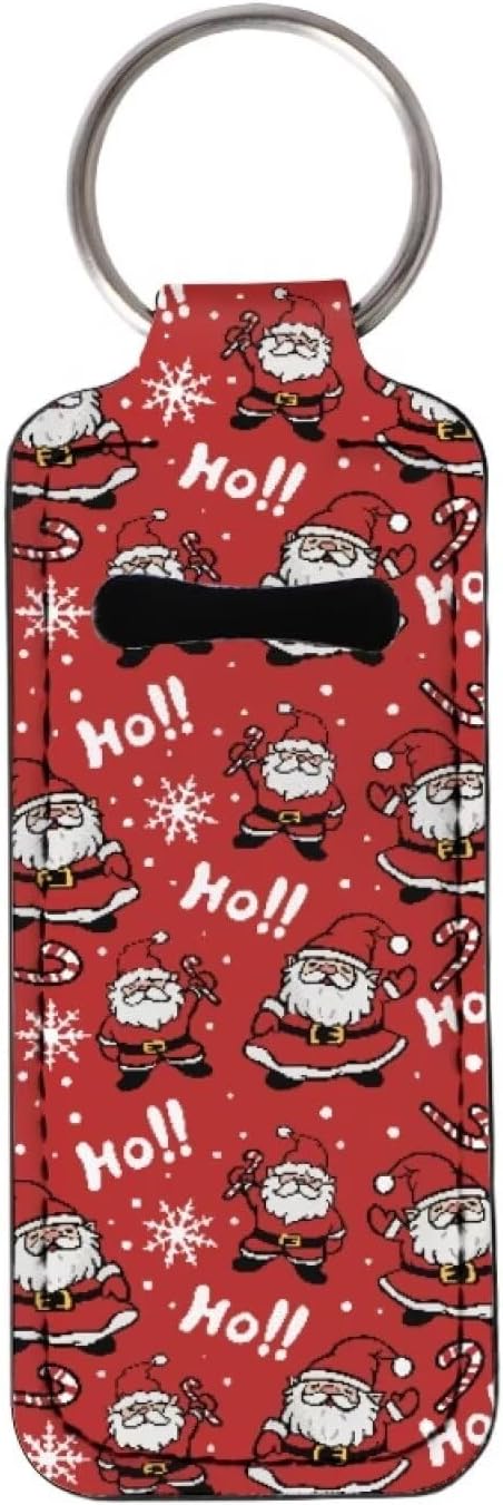 Lipstick Holder Keychain, Cute Keychains for Lip Balm Holder, Neoprene Lipstick Sleeve Pouch for Women Men Teens