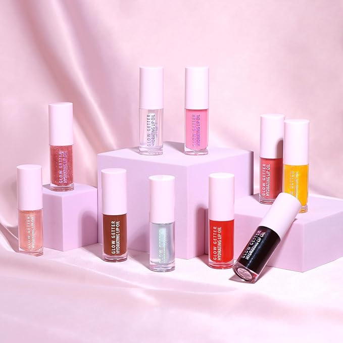 Moira Glow Getter Hydrating Lip Oil (001, Sky Blue)