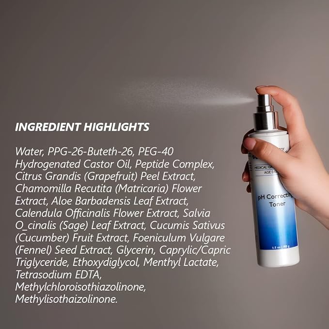 pH Balancing Cleansing Toner | Anti-Aging Face Toner | pH Correcting Instant Skin Toner | Skin Clearing - Reduce Pigmentation, Acne & Dark Spot | 6.8 Oz / 193 g