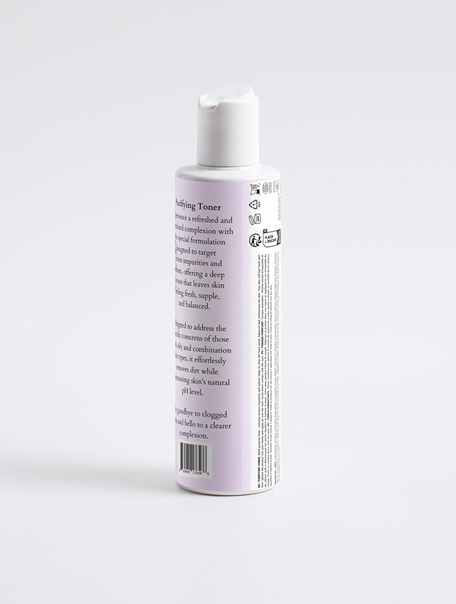 E.ssential Barefaced Purifying Toner, 6.76 FL OZ, Clears pores, balances Skin pH, All Natural, with Lavender Flower Water, Salicylic Acid, Rhamnose and Calamus Root