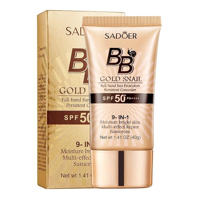 Smoothers Lightweight BB Cream, 1 Tube (1.41 Ounce), Light to Medium 810 Skin Tones, Hydrating BB Cream with SPF 21 Sun Protection (02# LVORY COLOR)