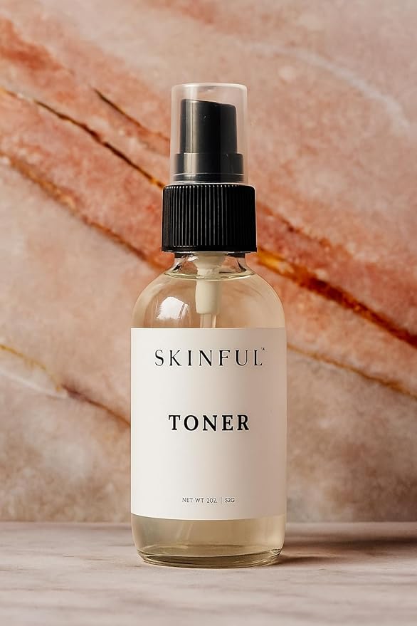 Skinful Facial Toner - Face Mist Hydrating Spray Toner for Face - Witch Hazel Toner for Face - 2oz