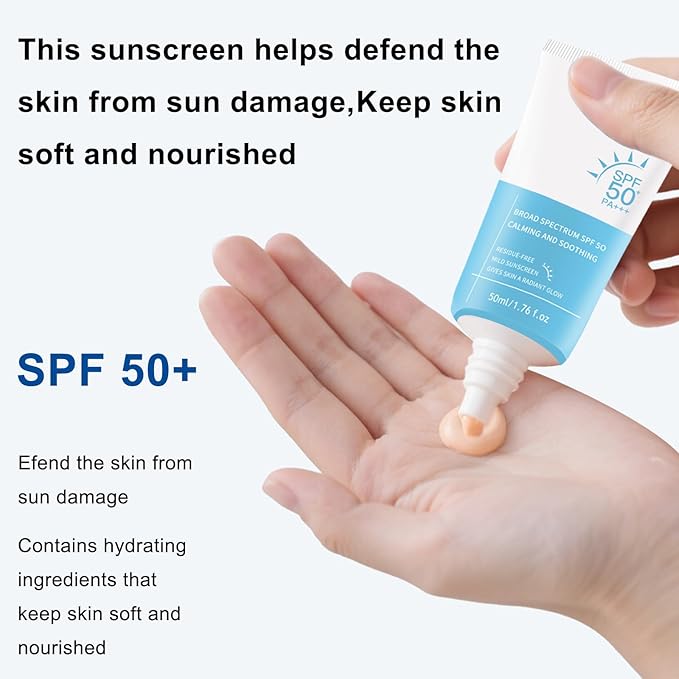 Heartleaf Korean Face Sunscreen,Tinted Sunscreen for Face SPF 50,Universal tinted moisturizer,Clear Filter Sun Essence, Non-Sticky, Long Lasting Protection,Korean skin care 50ml / 1.76 fl. oz