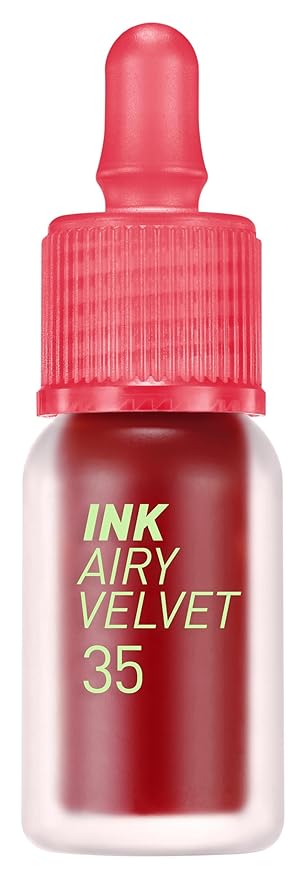 Peripera Ink Airy Velvet Lip Tint | High-Pigmentation, Lightweight, Soft, Moisturizing (035 CHERRY ROSE)
