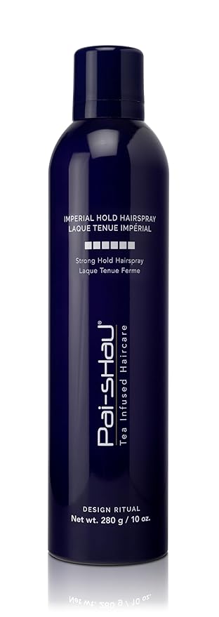 Pai Shau - Imperial Hold Hairspray, Extra Strong Hold Hairspray for Long Lasting Style, Fast Drying Hair Spray with Shine and Humidity Protection (10 Fl Oz)