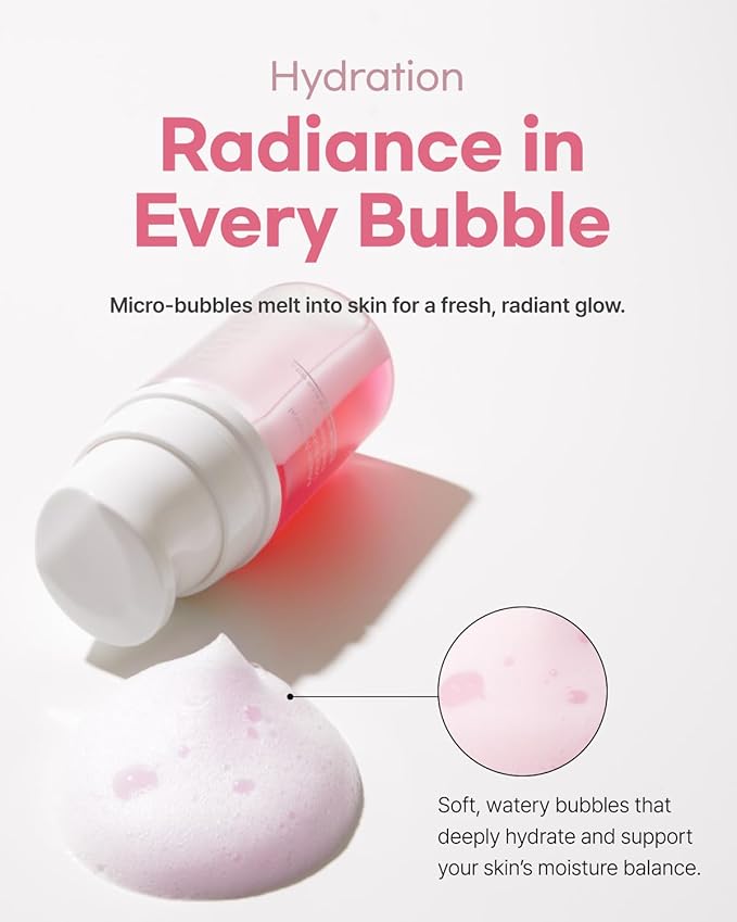 Mucin Mineral Vita Bubble First Essence Duo with Micro-Bubble Formula and 2-in-1 Toner Serum, K Beauty for Glass Skin, 4.06 Fl Oz (2.03 Fl Oz x 2ea) – Hydrating Firming, Valentine's Gifts
