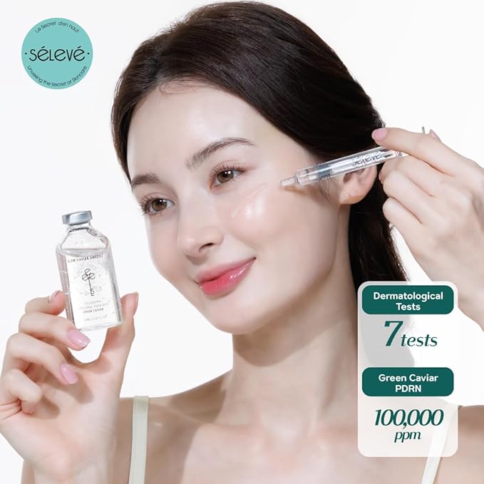 Glow Caviar Complete Hydration & Glow Set – Bubble Toner, Ampoule & Cream with Green Caviar Liposomal PDRN, Niacinamide & Ferulic Acid – Korean Skincare for Sensitive & Dry Skin