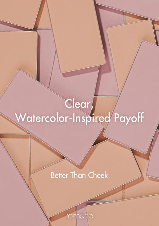 rom&nd BETTER THAN CHEEK S02 LYCHEE CHIP - Soft Nude Blurring Matte Blush for Natural Radiant Flush & All-Day Wear
