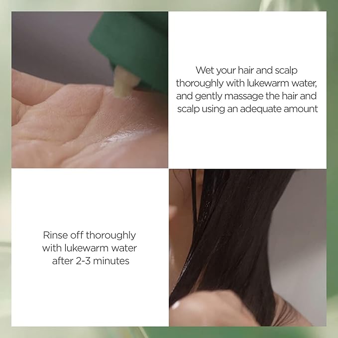 AYUNCHE Rebalancing Shampoo Moist 1.5 fl. oz. + Hair Mask 1 fl. oz. Mini Kit | For Dry Scalp | Soft & Moisturizing Cleansing Shampoo | Anti-Hair Loss & Thinning | Korean Salon Brand | Gift Set