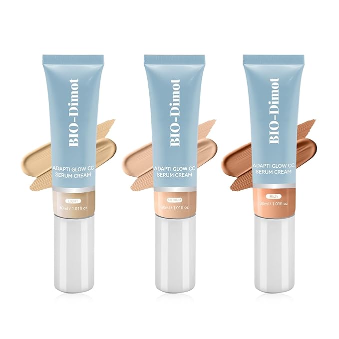 CC Serum Cream – Color Correcting & Hydrating Formula for Radiant Skin – Available in Light, Medium, and Rich – 30ml / 1.01 fl oz(Rich)