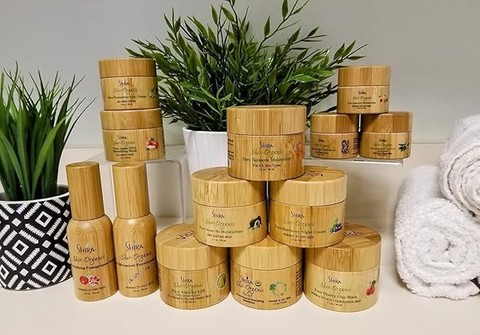 Shira Shir-Organic Trio for Normal to Dry Skin - Coconut Oatmeal Cleanser, Pomegranate Toner & Turmeric Moisturizer