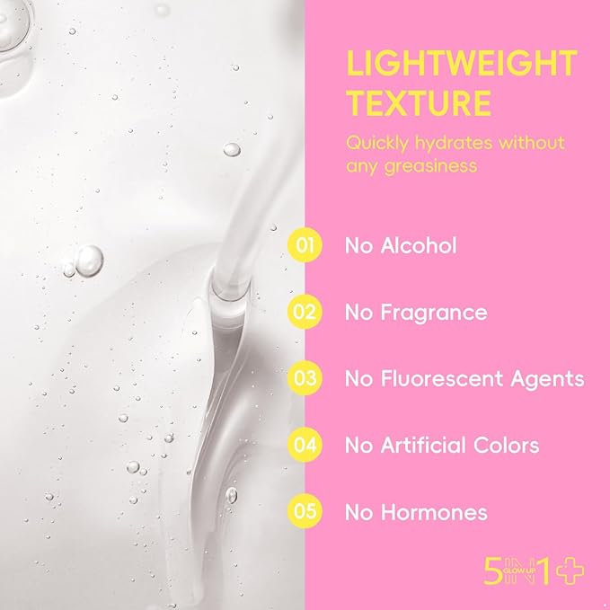 FEESHOW Hydrating Essence Toner 100ml, Face Mist for Pore Balancing, Daily Soothing Spray for Combination Skin Care Pink One Size