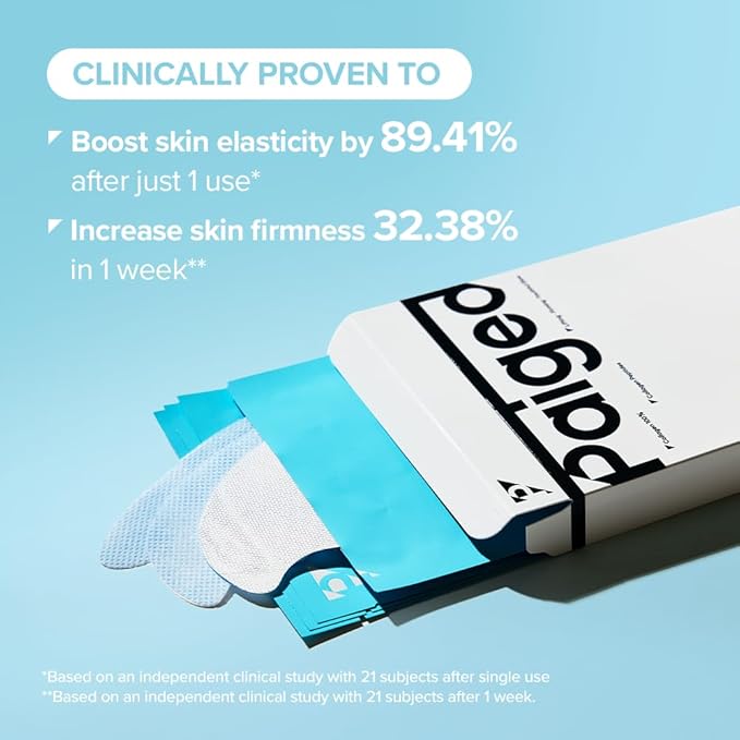 Melt to Skin Collagen Mask, – Wrinkle Patches for Forehead, Eyes & Smile Lines - Frown Lines, Eleven-Lines Repair Patches, Invisible Face Wrinkles Smoothers - Korean Skin Care, 12EA (12)