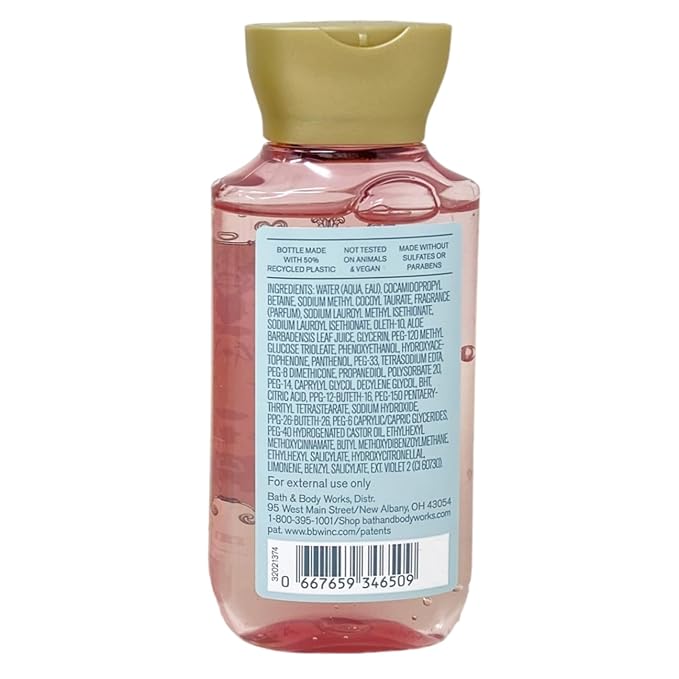 Bath & Body Works Sweetest Song 2 Pack Mini Body Wash Bundle with a Himalayan Salts Sample Soap - Travel Size