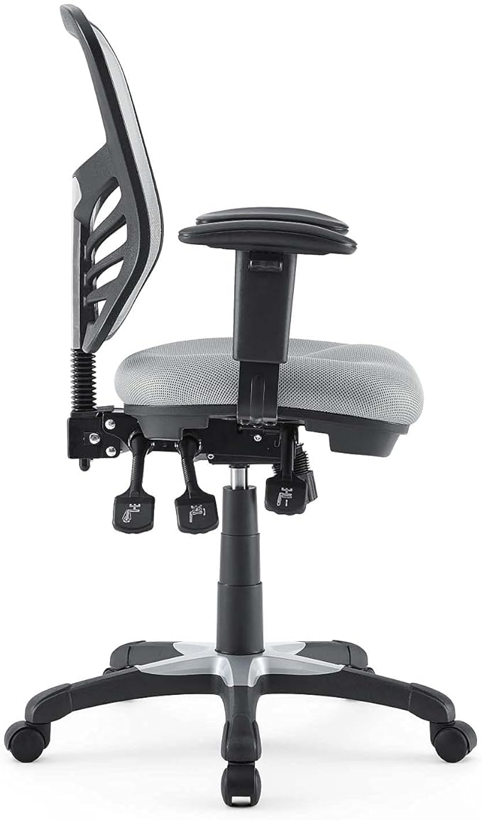 Modway EEI-757-GRY Articulate Ergonomic Mesh Office Chair in Gray