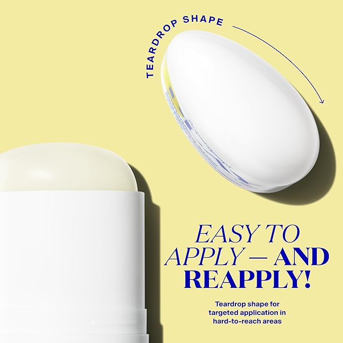 Supergoop! PLAY Everyday Sunscreen Stick SPF 50 - Lightweight, Non-Greasy Formula - Natural Finish - Fragrance Free - Water & Sweat Resistant - All Skin Types - 1.4 fl oz