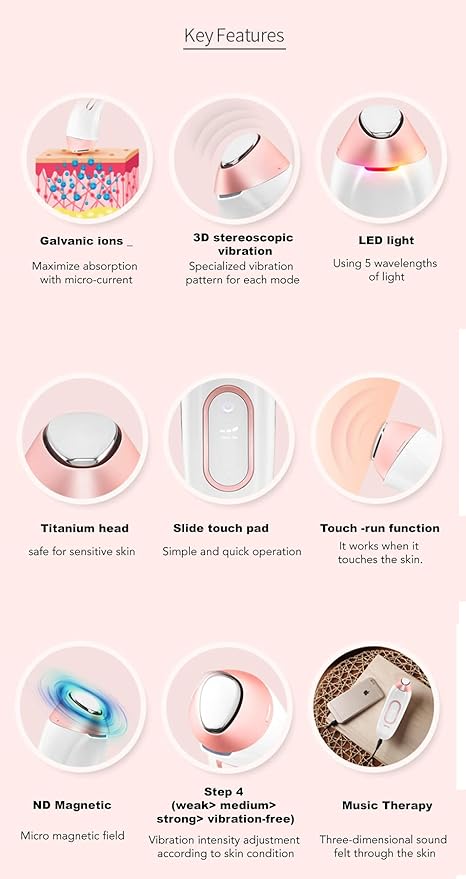 Vanav Garbanic UP6 Beauty Device home skin care device all-in-one Garvanic