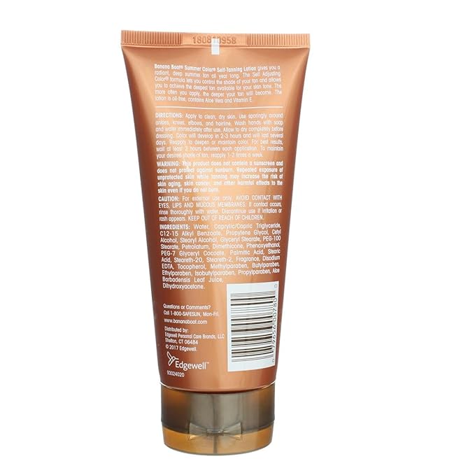 Banana Boat Self-Tanning Lotion, Light/Medium Summer Color for All Skin Tones - 6 Ounce (Pack of 3)