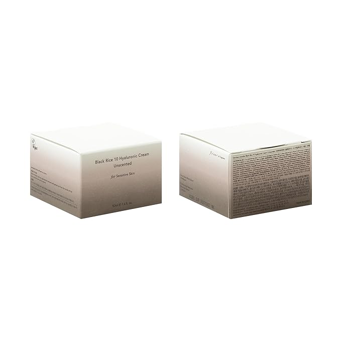 HARUHARU wonder Black Rice 10 Hyaluronic Cream Unscented, 1.6 fl oz, Vegan, Cruelty-Free, Korean Skincare