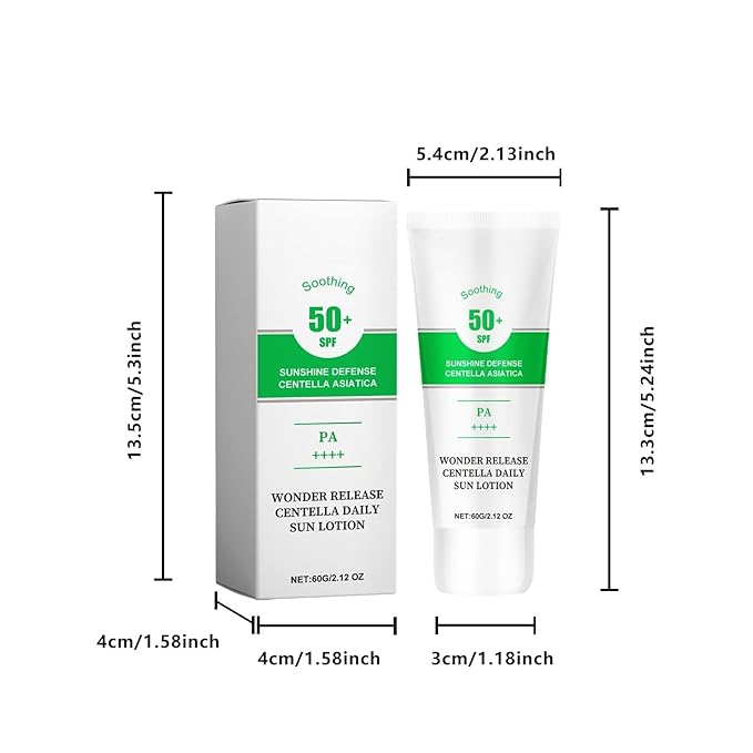 Sunscreen for Face, SPF 50+ Sunscreen, Facial Skin Care Lotion, Water & Sweat Resistant Sun Cream Lightweight and Breathable Sun Cream