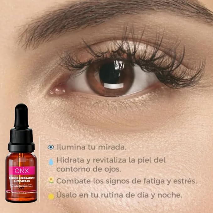 Onix Skincare 2 Pack Tone-Evening Toner serum antiojeras Dark Circle Caffeine solution15ml - Crema Hidratante 60ml Dry Skin Libre de Fragrance Free Onix cuidado Facial Colombia