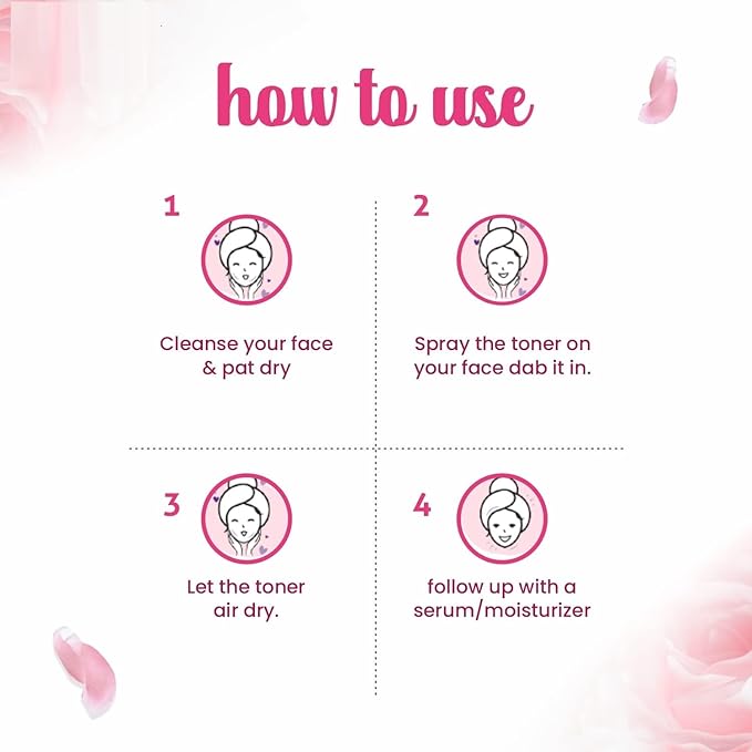 TV Pure & Natural Rose Water Spray for Face(Pack of 2)-100ml,Face Mist for Glowing Skin|Gulab Jal for Skin|Face Toner|Makeup Remover|Alcohol & Paraben Free| Tighten The Open Pores-for Men & Women