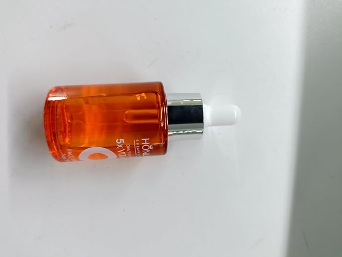 Facial Vitamin C Serum, 5X Vitamin C Face Essence with Hyaluronic Acid, Moisturizing Serum, Enhance Radiance & Even Skin Tone, 30ml
