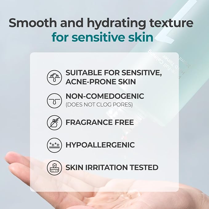 numbuzin No.1 Acne & Sebum Control Set | Calming Herb Toner + B5 Soothing Cream for Redness and Breakouts