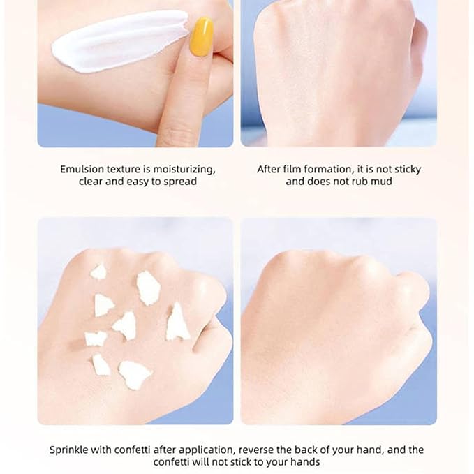 Collagen Sunscreen SPF 50+, Broad Spectrum UVA/UVB Protection, Non-Greasy & Fast Absorbing, Daily Sun Care for Face and Body (1 pc)