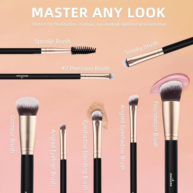 Eyeshadow Makeup Brush Premium Synthetic Eyeliner Brushes for Beginner & Professional (Eyeshadow Brush)