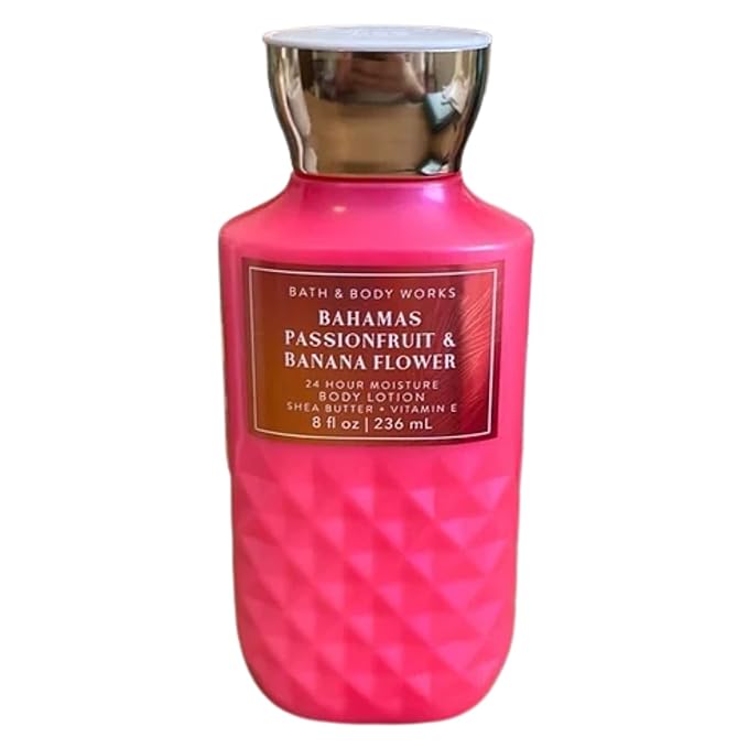 Bath and Body Works Gift Set of 10 oz Shower Gel and 8 oz Lotion (Bahamas Passionfruit & Banana Flower)