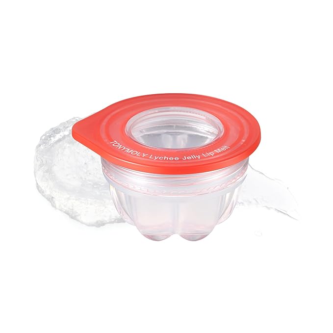 TONYMOLY Jelly Lip Melt, Moisturizing, Hydrating & Nourishing Lip Balm Treatment, Lychee, 0.31 oz.