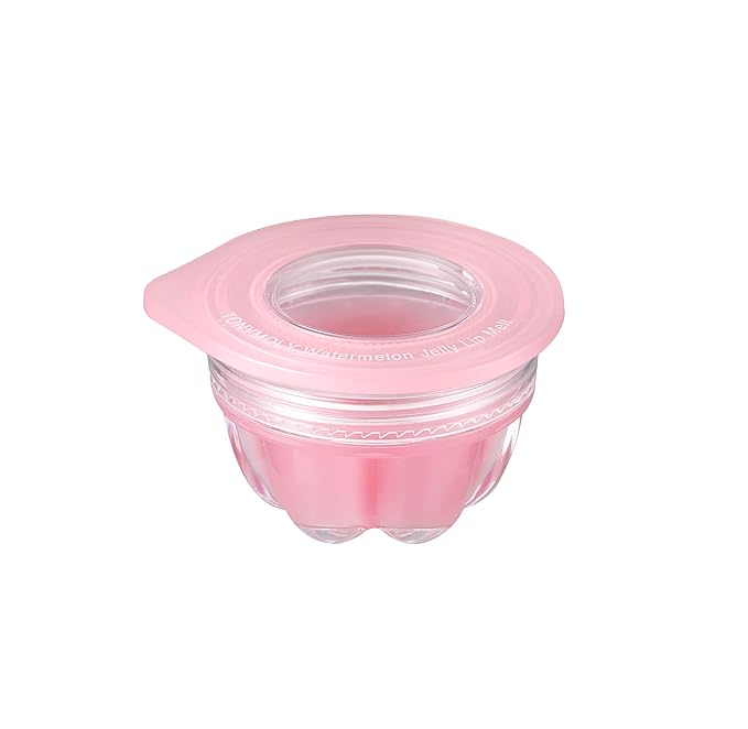 TONYMOLY Jelly Lip Melt, Korean Gloss, Moisturizing, Hydrating & Nourishing Lip Balm Treatment, Watermelon 0.31 oz