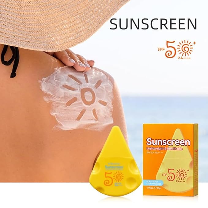 Weightless Sunscreen for Face & Body, Broad Spectrum SPF 50 Sunscreen Cream with Moisturizing Formula, Water Resistant Sunblock, Lightweight, Oil Free